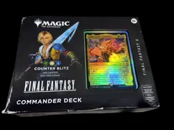 MAGIC THE GATHERING FINAL FANTASY COMMANDER TIDUS YUNA'S GUARDIAN SEALED BOX - Image 1