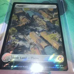 Plains (0846) (Surge Foil) #846 (NM) Fallout PIP Magic MTG - Image 1