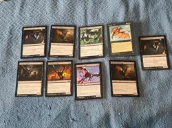 MTG Bat x9 Bloodhunter Bat,Duskhunter Bat,Sengir Bats,Blightkeeper - Image 1