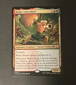 Bumi, Unleashed M0211 Regular Avatar: The Last Airbender Magic the Gathering NM - Image 1