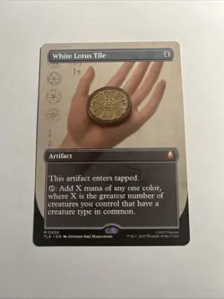 White Lotus Tile (Borderless) - Avatar: The Last Airbender MTG Plus Bonus Rare!! - Image 1