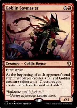Goblin Spymaster R Commander Legends: Battle for Baldur's Gate 795 NM - Image 1