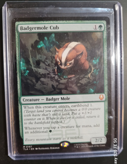 Badgermole Cub MTG MINT Magic The Gathering - Image 1