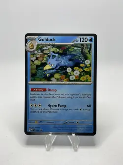 Pokemon TCG Mega Evolutions Golduck #008 Blister Pack Promo B - Image 1