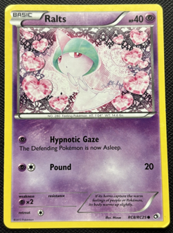 Ralts RC8/RC25 Legendary Treasures Radiant Collection Common HP Pokemon 2013 - Image 1