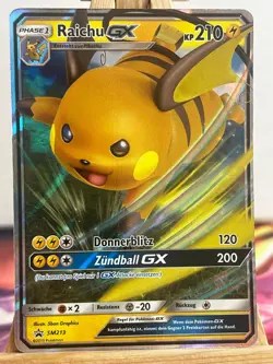 Raichu GX SM213 Sonne Und Mond Promo Deutsch NM Pokemon - Image 1