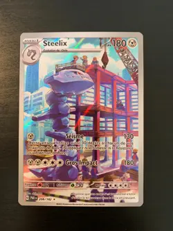 Carte Pokemon : Steelix 208/182 Faille Paradoxe Francaise NEUF - Image 1