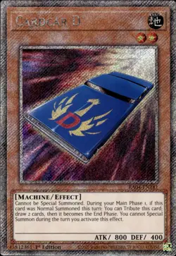 Cardcar D - Platinum Secret Rare 1st Edition RA04-EN181 - NM - YuGiOh - Image 1