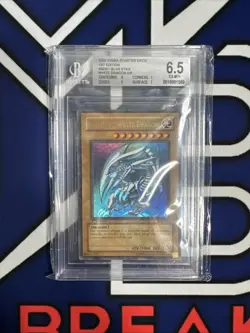 BLUE-EYES WHITE DRAGON YU-GI-OH YUGIOH ULTRA RARE 1ST EDITION SDK-001 BGS 6.5 - Image 1
