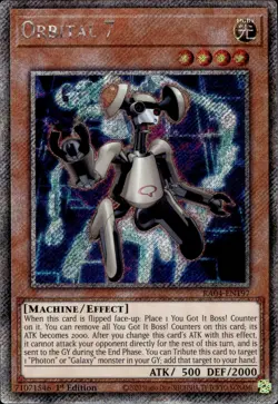 Orbital 7 - Platinum Secret Rare 1st Edition RA04-EN197 - NM - YuGiOh - Image 1
