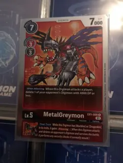 MetalGreymon Digimon Card Game English Ex1-008 - Image 1