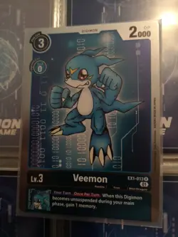 Veemon Digimon Card Game English Ex1-013 - Image 1