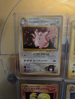 Pokemon Rare 4 Card Lot Japanese Holo Gym Lt. Surge's Ericka's Brock's Magneton - Image 2