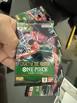 One Piece Card Legacy of The Master OP12 English Booster Pack Sealed [LOT OF 7] - Image 2