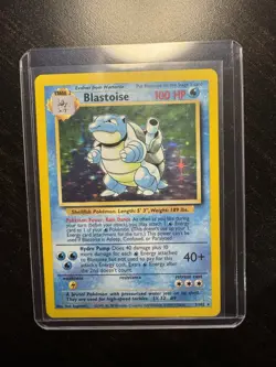 1999 Blastoise Holo Rare WOTC Pokemon Card TCG 2/102 Base Set - LP - Image 1