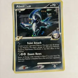 Pokemon TCG Cards Absol G 1/147 Supreme Victors Holo Rare Swirl NM - Image 1