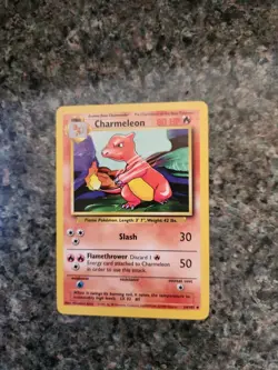 CHARMELEON Base Set - Pokemon Card - 24/102 - Unlimited - NM p13 - Image 1