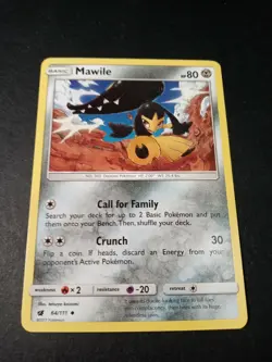 Pokemon Crimson Invasion Mawile Uncommon Card 64/111 NM - Image 1