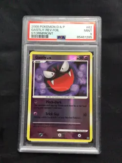 Pokemon Cards: Stormfront Reverse Holo: Gastly 62/100 PSA 9 - Image 1