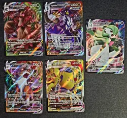 Pokemon Tcg VMAX Lot 15 SWSH Holo Rare Cards Full Art Black Star Promo Alt Art - Image 3