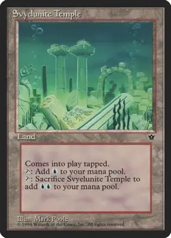 Svyelunite Temple Fallen Empires PLD Land Uncommon MAGIC MTG CARD ABUGames - Image 1