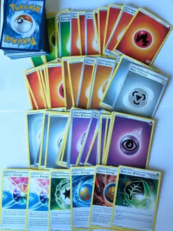 POKEMON 132 ENERGY CARD MIXED LOT Trading Cards Collection All Types + Special! - Image 1