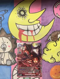 Digimon Card - 2022 Chaosdramon BT7-017 Foil Rare - Bandai Next Adventure - Image 1