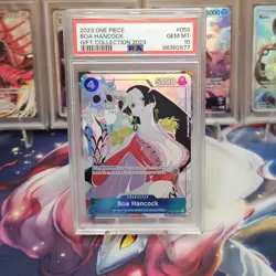 PSA 10 Gem Mint Boa Hancock Gift Collection Promo OP02-059 Graded One Piece Card - Image 1