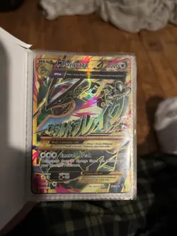 Shiny M Rayquaza EX 98/98 Full Art Holo - Ultra Rare Pokemon Card - Image 1