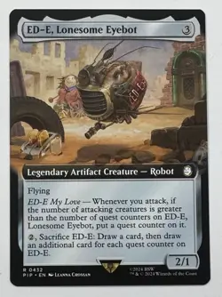 MTG Card ED-E Lonesome Eyebot Extended Rare 0432 Fallout Magic NM SEE PICS - Image 1