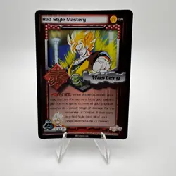 Red Style Mastery HOLO FOIL Rare 131 DBZ TCG Card Dragon Ball Z Score CCG 2001 - Image 1