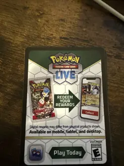 Pokemon TCG - Code Card - Messaged - E-Delivery - Image 1