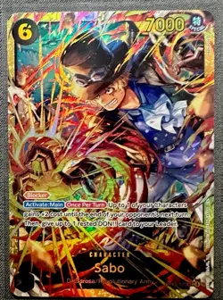 One Piece CCG 2 Card Combo Lot Gold Don And Sabo SEC Nm New Mint 🔥 - Image 3