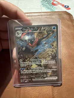 Pokemon TCG Greninja EX 132 Shrouded Fable Special Illustration Promo Card - Image 1