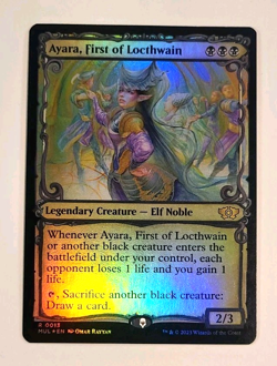 MTG - NM - Ayara, First of Locthwain - Foil - Showcase - Multiverse Legends - Image 1