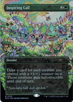 MTG Inspiring Call (Confetti Foil) (2328) | NM Foil | Secret Lair Furby {SLD} - Image 2