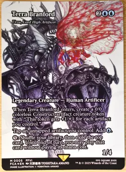 Terra Branford - Urza, Lord High Artificer Showcase Foil; NM Final Fantasy 0005 - Image 1