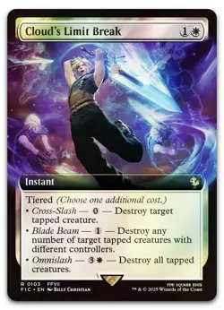 Cloud's Limit Break (Extended Art) #103 (Foil) (NM) Final Fantasy FIC Magic MTG - Image 1