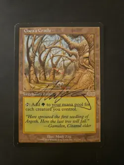 Gaea's Cradle Urza's Saga Regular Signed - Image 1