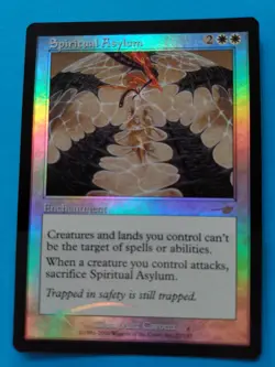 FOIL 🌈🌞Spiritual Asylum🌞🌈 Nemesis | Vintage MTG | NM++ Unplayed! - Image 1