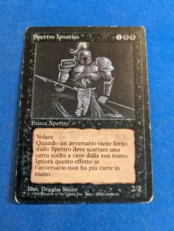Hypnotic Spector 1x MtG Foreign Black Border FBB ITALIAN **See Pictures!** - Image 1