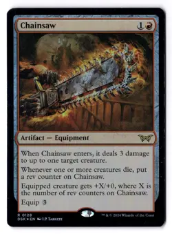 Chainsaw LP* FOIL Duskmourn ENGLISH 0114 mtg -UnltdCards - Image 1
