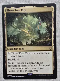 Three Tree City - Bloomburrow (BLB) #260 - Magic the Gathering - Image 1