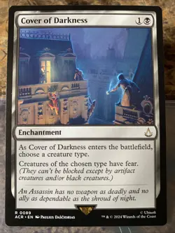 MTG TCG Assassins Creed Cover of Darkness 0089 Regular Rare - Image 1