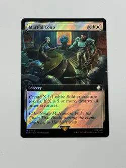 Magic: The Gathering Martial Coup Extended Art 982 Rare Surge Foil NM Fallout - Image 1