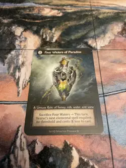 Four Waters of Paradise Non-Foil Sorcery Contested Realm Arthurian Legends - Image 1