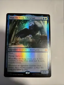 Magic The Gathering - Wan Shi Tong, Librarian #78 Foil, Near mint - Image 1
