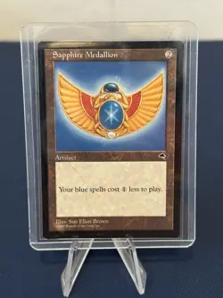 MTG - Magic The Gathering - Sapphire Medallion - Tempest - NP/LN! - Image 3