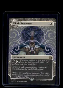 MTG Blind Obedience #1 Rare Wilds of Eldraine: Enchanting Tales - Image 1