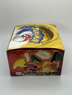 POKEMON 1999 BASE SET (GREEN WING) WIZARDS OF THE COAST EMPTY BOOSTER BOX MINT! - Image 4